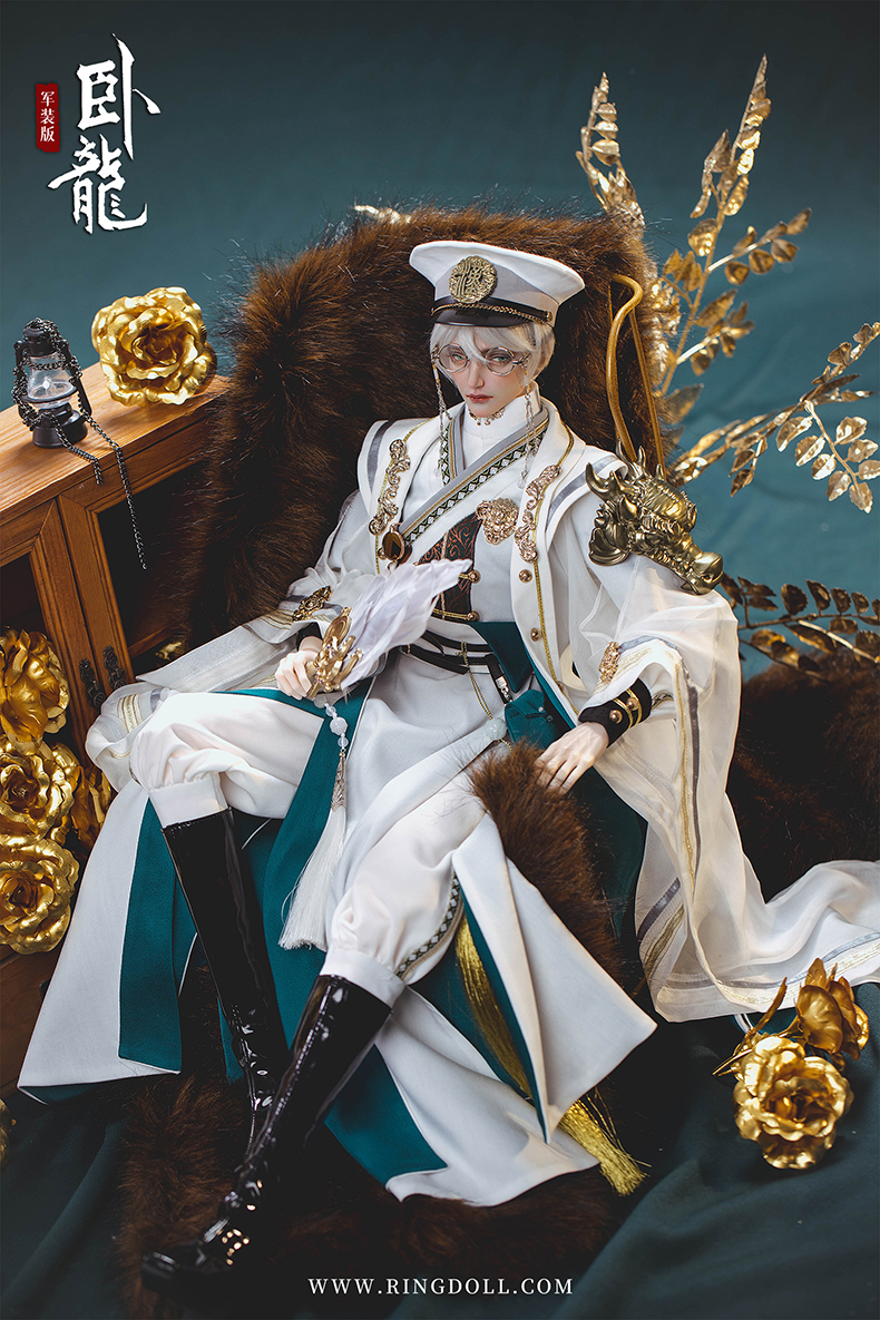 尼创[品牌商场]bjd男娃 现货 ringdoll戒之人形 卧龙军装诛魔令系列