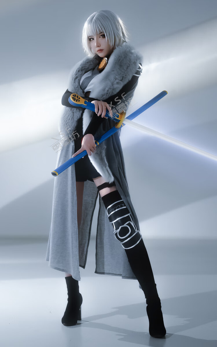 灵笼cos服 女 白月魁地面幸存者cosplay全套服装动漫女cospaly鞋 套一