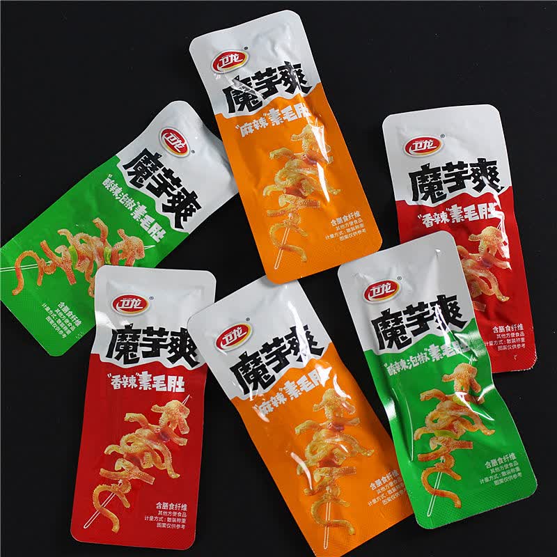 胃龙魔芋爽素毛肚丝便宜香辣麻辣散装素肉辣条办公室休闲零食禧味
