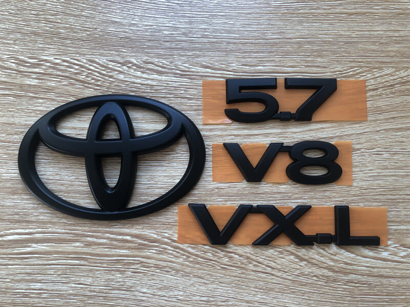 适用于丰田普拉多v6后尾标霸道改装标志兰德酷路泽vxv857车标57