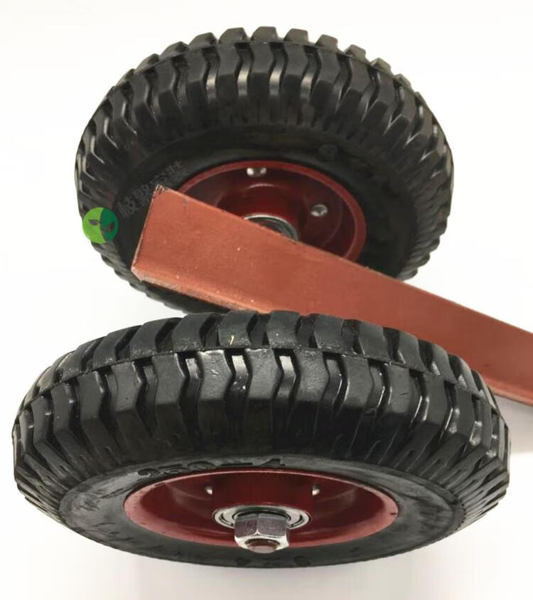 大理石小推车石材推板轮子轮重型实心橡胶手推板搬运车koraba6轮直径