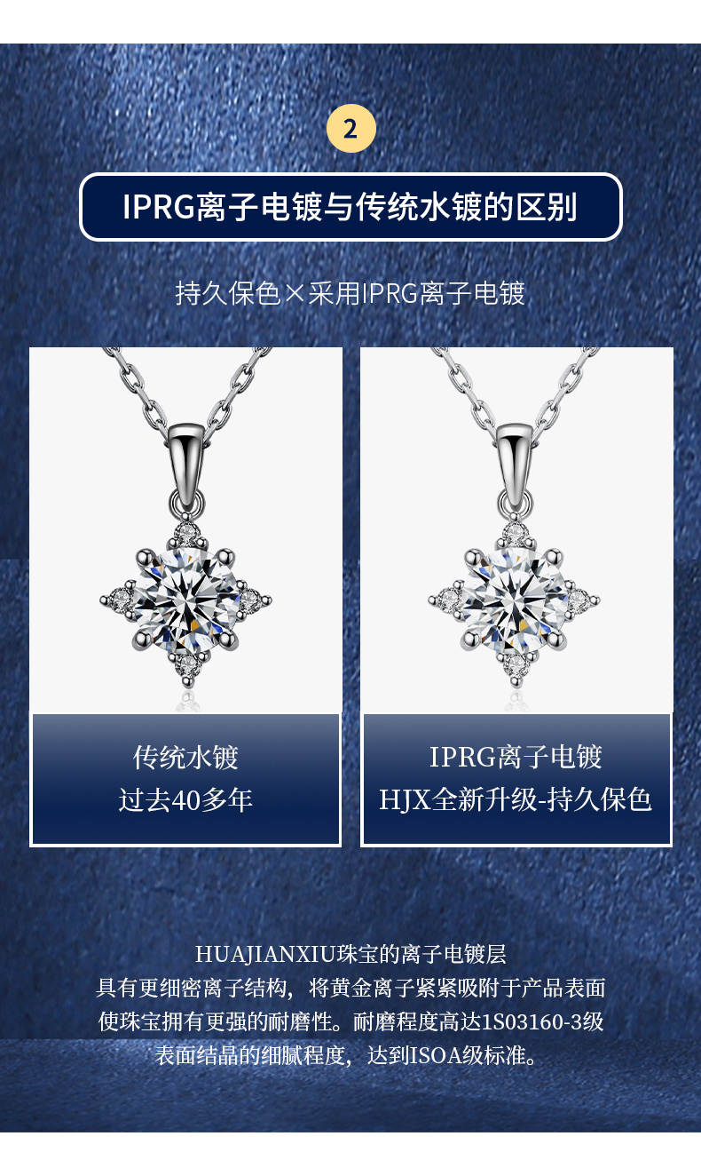 dkid八芒星项链女锁骨链莫桑石钻石吊坠轻奢小众生日礼物送女朋友 八