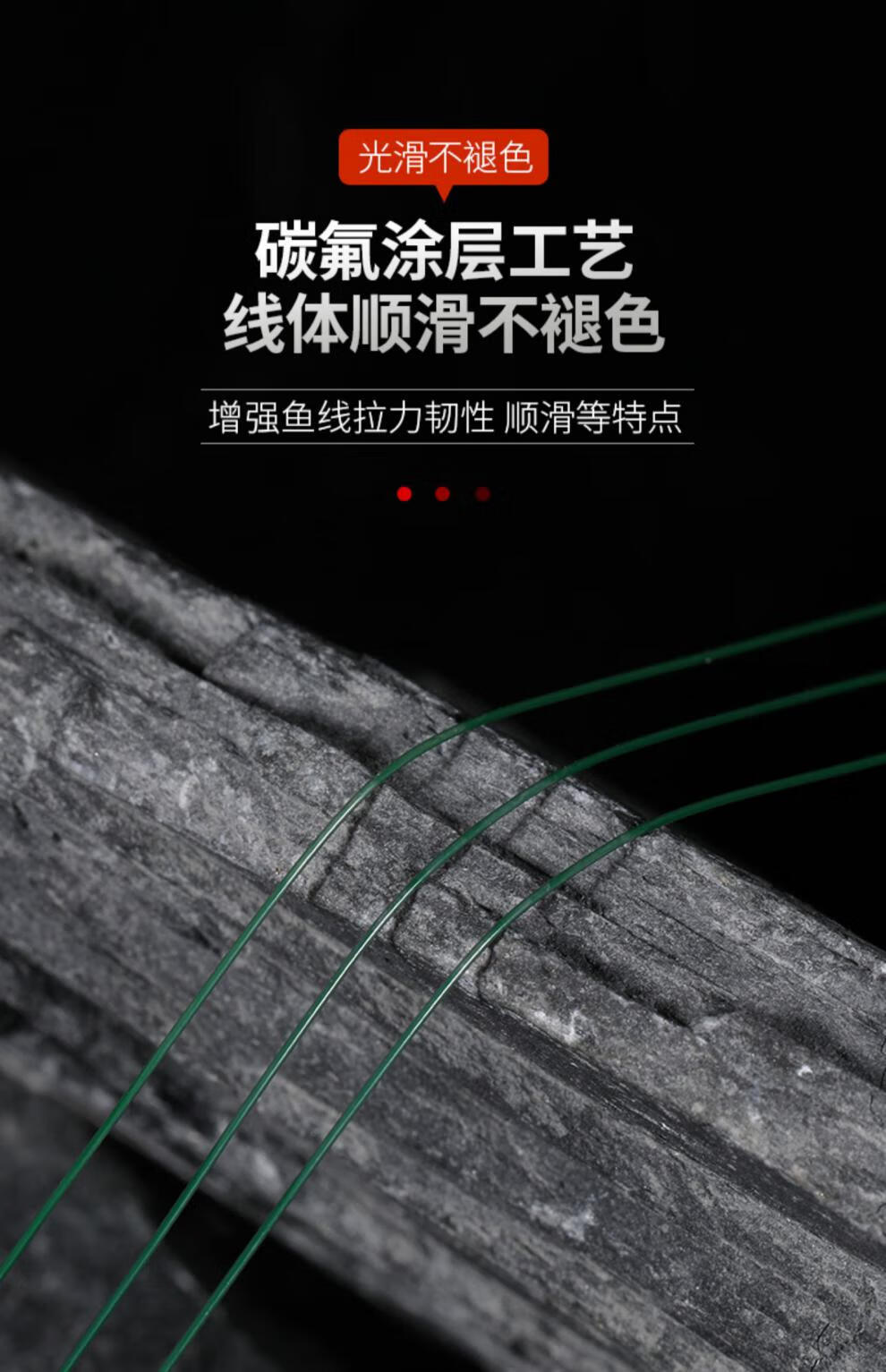 德岛500米鱼线主线强拉力海杆抛竿路亚尼龙钓鱼线海竿专用线德岛hk500