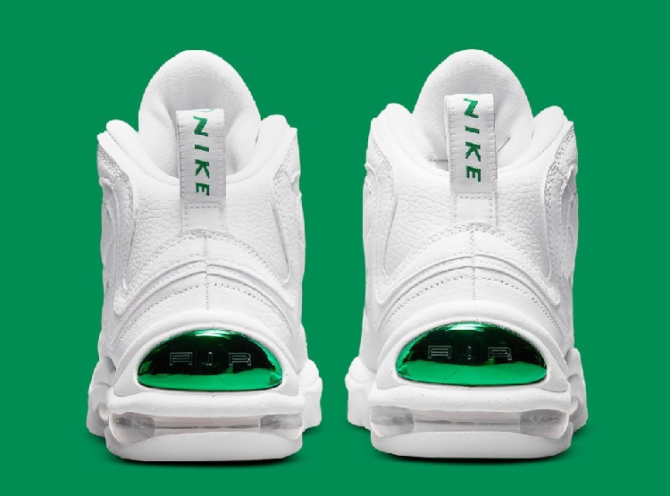 高品质纯原 air total max uptempo 气垫 缓震 复古白绿篮球休闲鞋