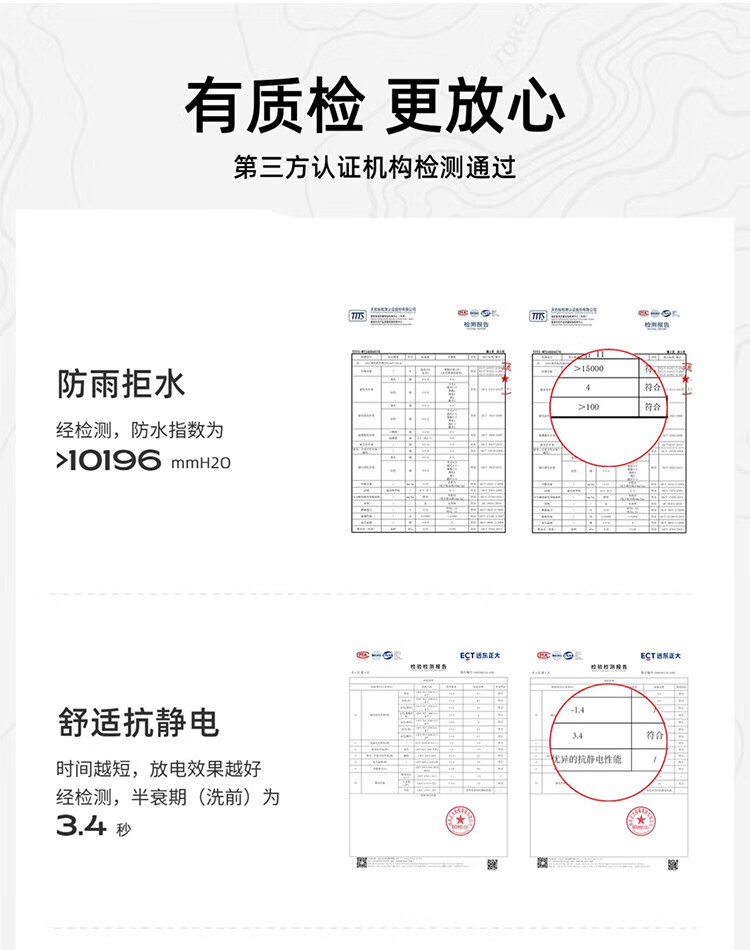 探路者（TOREAD）冲锋衣三合一户24年男女外套保暖秋冬外徒步抓绒内胆防水透湿保暖外套男女24年秋冬新款 黑色-男款-TAWWBM91704 L详情图片11