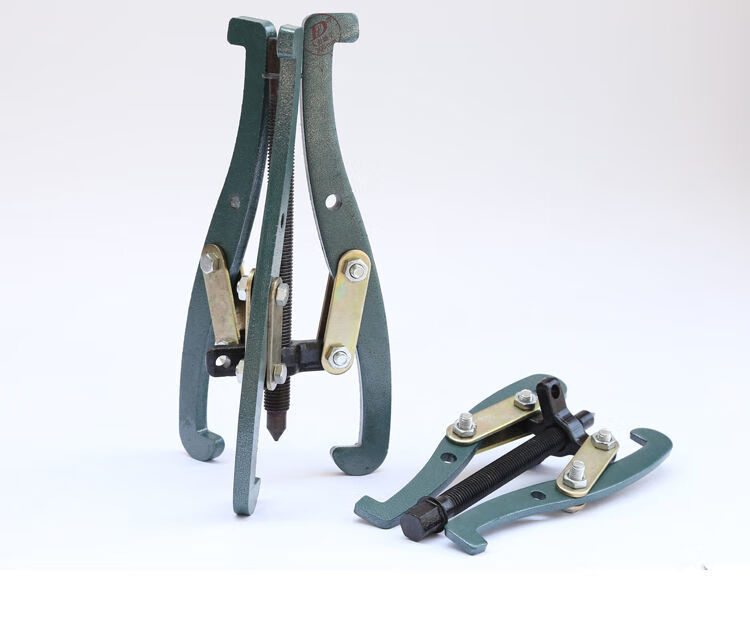 三爪拉马轴承拆卸工具多功能拉玛三角抓拉拔器拔轮器取出器钢全钢4寸