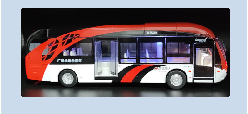 北京1路公交模型玩具车 合金北京1路公交巴士城市交通声光车门可开