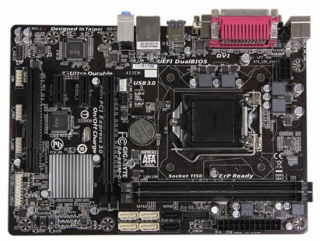 保1年asus华硕b85mvplusb85主板1150支持ddr3h81mkz87z军绿色