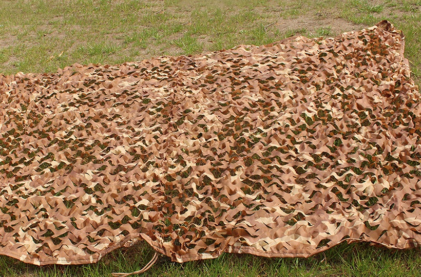 沙漠迷彩荒漠色迷彩网伪装网航拍网装饰网晒网遮阳网伪网 5米x10米