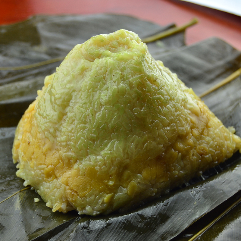 广东肇庆皇中皇裹蒸粽5只400克传统裹蒸粽绿豆鲜肉粽子礼盒礼盒装8个