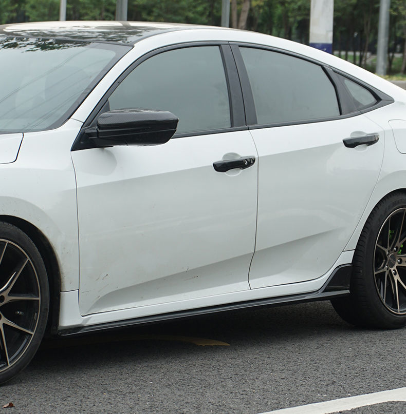 使用于京选适用于十代思域改装侧裙侧包围车身防撞条思域燃动版高配原