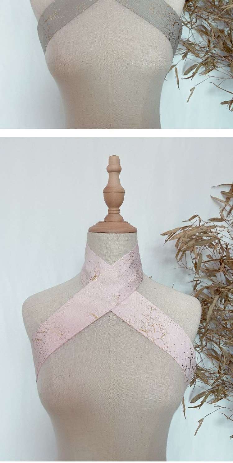 熹卡龙新品汉服对对襟假领子御罗假领衣义领假领衣领百搭神器汉服圆领