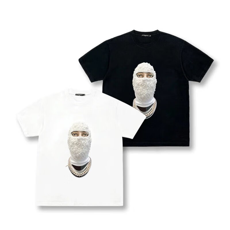 npc 潮牌npcihnomuhnit李晨nic同款胶印短袖t恤男女同款220327006