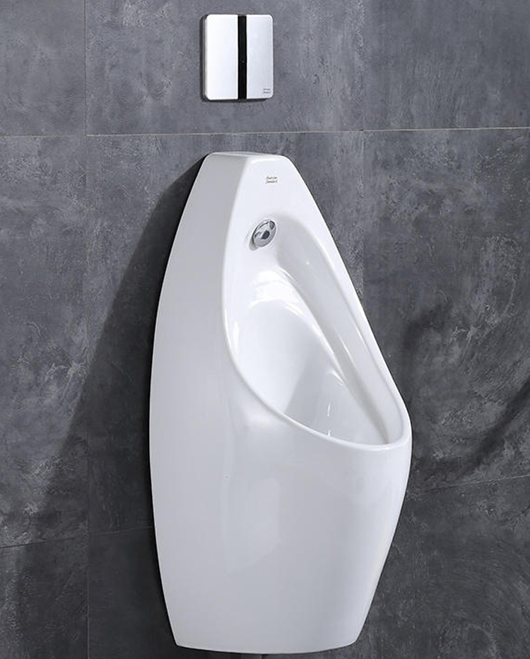 美标小便斗6737/6727康德挂墙感应手按小便器小便池尿兜上/后进水
