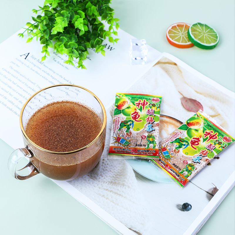 神龟粉酸梅茶酸梅粉蜜饯酸甜8090后怀旧儿时回忆小时候的零食品酸梅茶