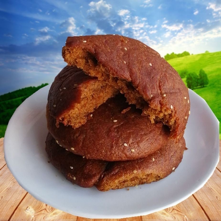 山西大同右玉特产胡麻油混糖月饼红糖饼混糖月饼140克个5个红糖