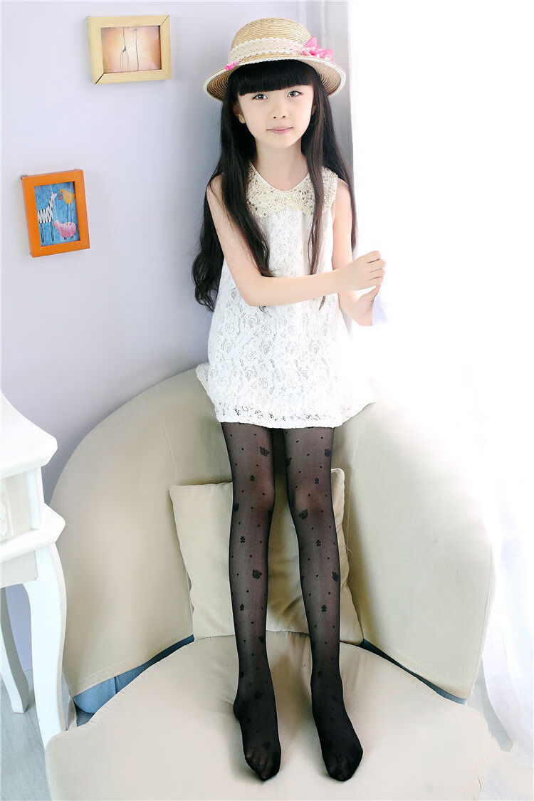 袜子练功穿薄款中小童0-5岁小孩子小女孩夏天穿的蝴蝶儿童丝袜连裤袜