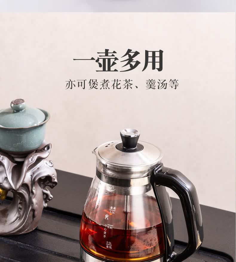 喜猪煮茶器黑茶家用全自动保温玻璃蒸汽煮茶壶白茶普洱花茶电茶壶a101