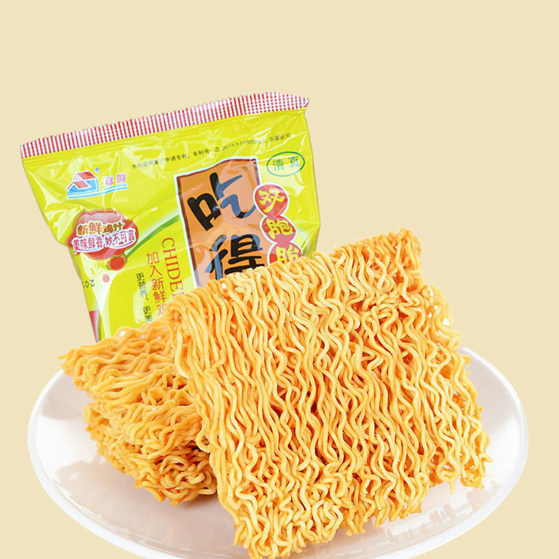 吃得开干吃面65g多口味整箱装方便面80后怀旧版干脆面香辣鸡翅味10