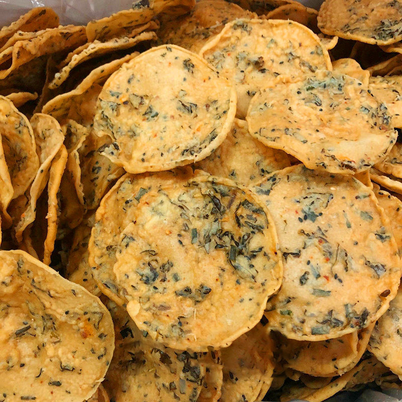 fghgf 赣南特产豆巴子手工休闲零食小吃韭菜月亮粑花生