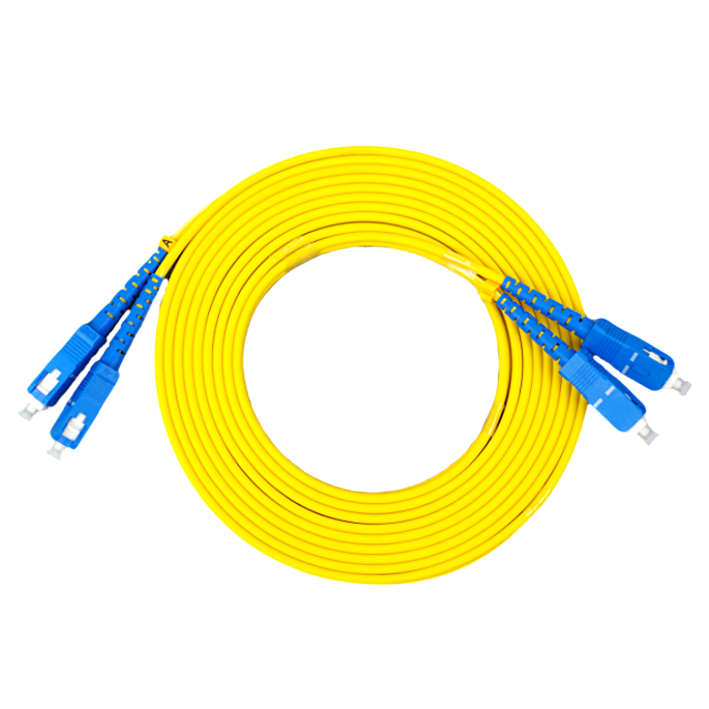 单模双芯光纤跳线lcscfcst方转圆3米5米10米15m20m电信级尾纤scfc25m