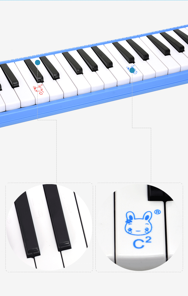 奇美口风琴37键儿童初学者32键学生用幼儿安喆小天才小学生小状元37键