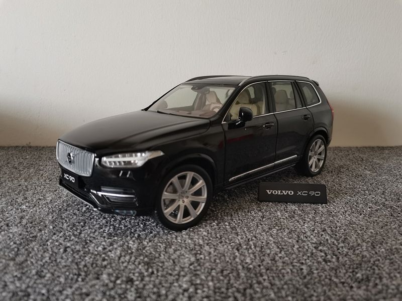 沃爾沃xc90車模型118volvo新老款xc90車模合金汽車模型新xc90黑色仿滑