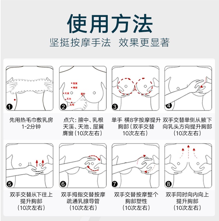 修正豐乳美胸霜緊緻胸部護理丰韻胸部產後鬆弛下垂外擴乳房塑形巧巧