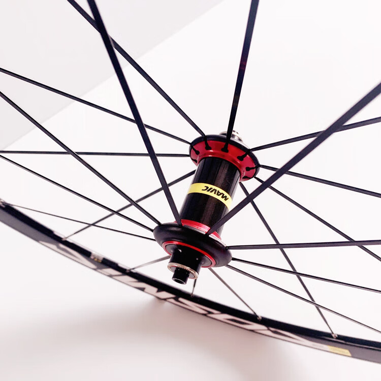 碳纤维轮组框高公路车v刹c刹碟刹直拉破风扁条轮组700c红色花鼓v刹