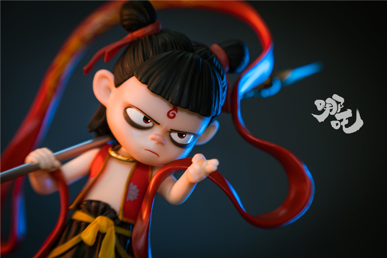 万代bandai末那哪吒之魔童降世哪吒敖丙李靖殷夫人太乙真人结界兽模型