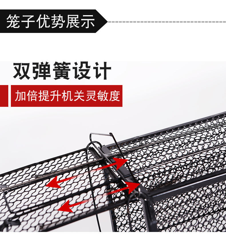 捕猫神器全自动笼抓猫笼大号人道救助驱赶野猫流浪猫逮捉猫笼小号可抓