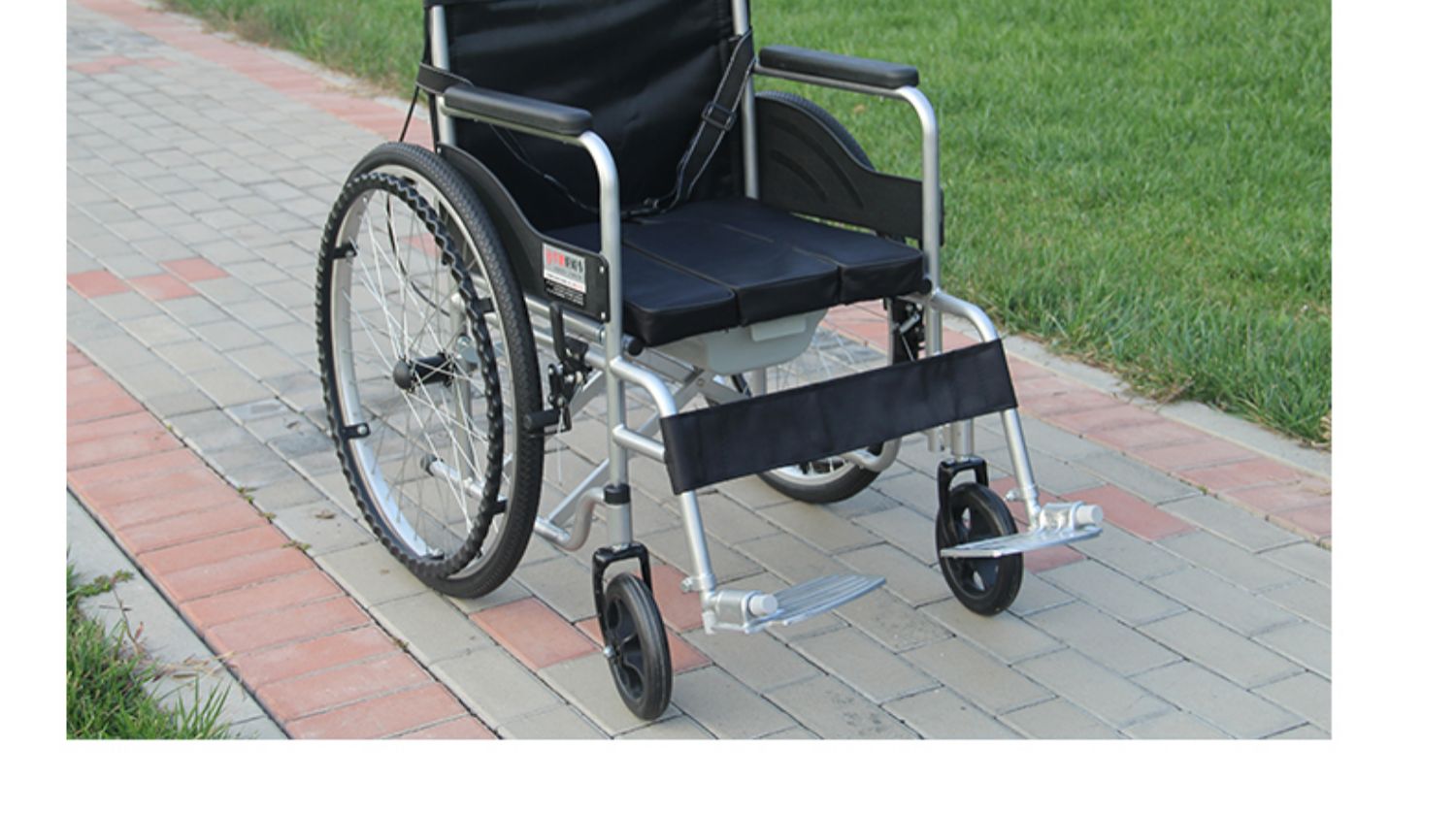 轮椅折叠轻便小型带坐便器多功能洗澡老人瘫痪老年残疾代步手推车基础