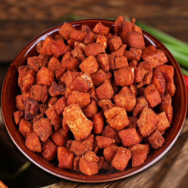 脆哨贵州特产小吃正宗贵阳遵义特色软哨非丁家猪肥肉酥脆油渣臊子散装
