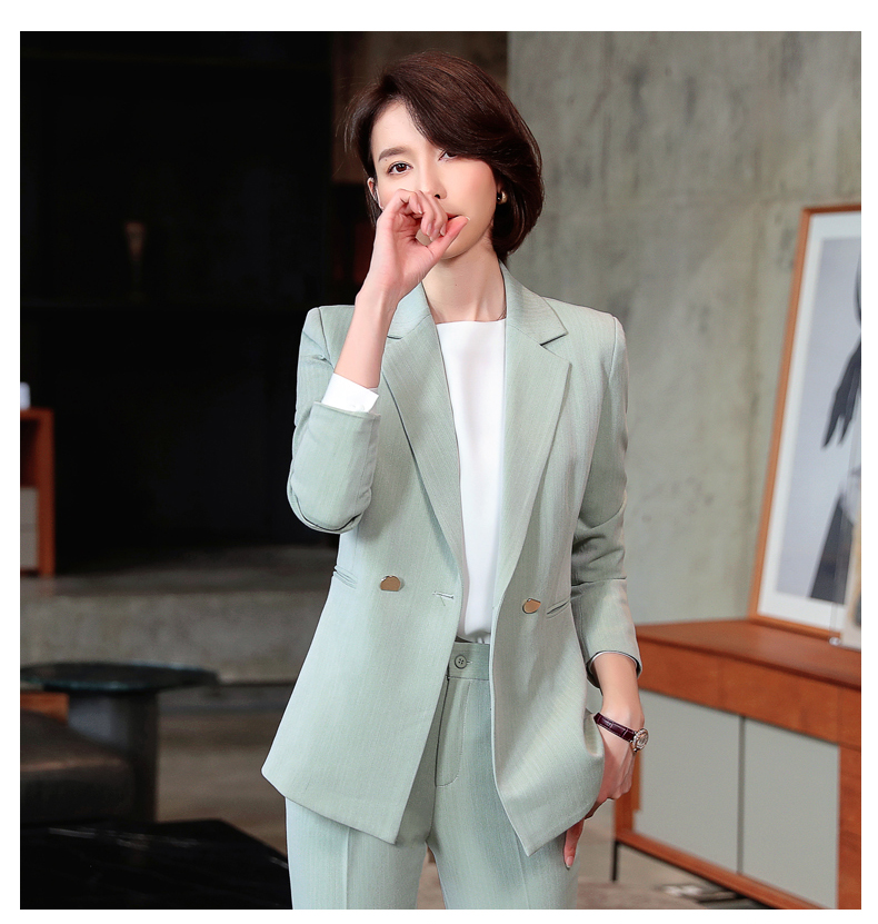 播音主持艺考服装女人正装高端西装套装秋冬职业装气质神范定制单件