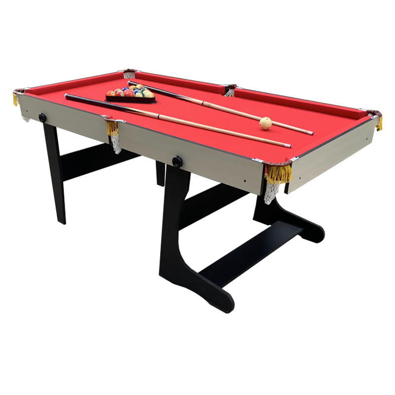儿童台球桌家用子互动游戏桌中式黑八折叠桌面台球玩具室内球案sn2317
