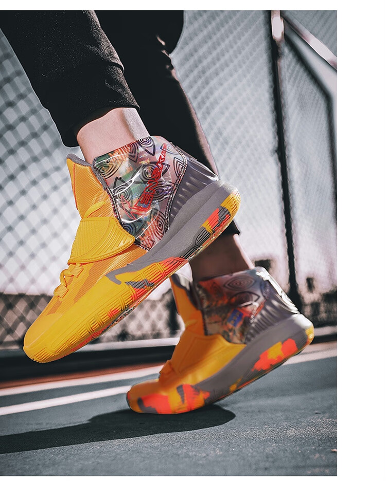 1/1aj夏季南海岸篮球运动男女鞋圣甲虫洛杉矶学生鸳鸯男鞋 6代章鱼哥