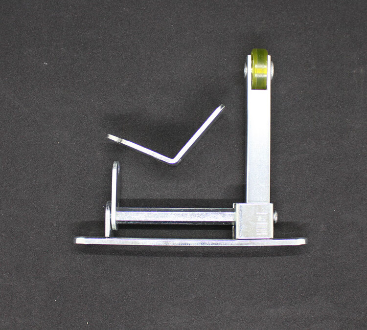 美标顺位器 工字型消防门顺序器 双开防火门顺序器缓冲器 135mm【短款