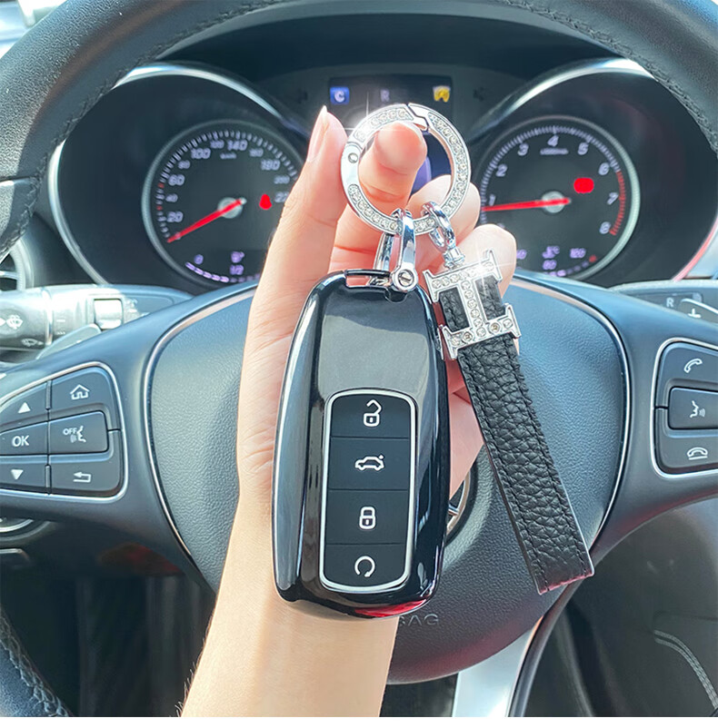 奇瑞瑞虎8鲲鹏版车钥匙套专用七7plus汽车八瑞虎8plus壳包扣男女圆