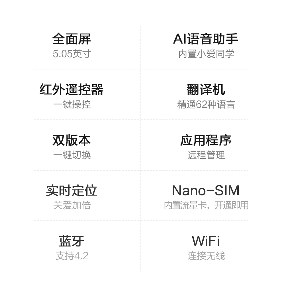 多親qin2全網通4g智能老人手機小米微信兒童老人機大聲音大屏定位老年