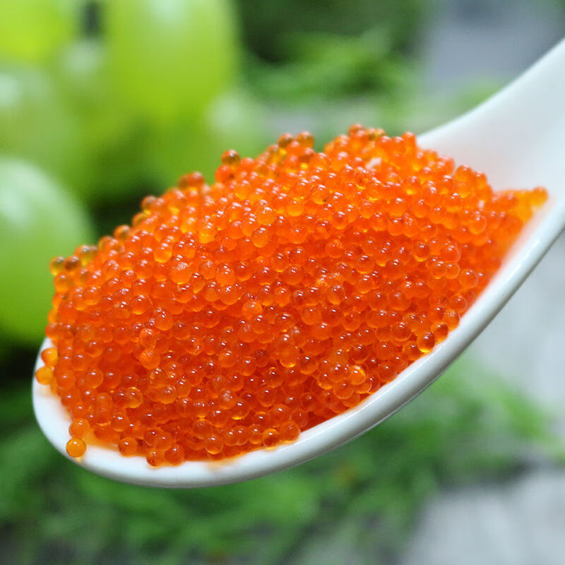 鱼子酱即食寿司材料新鲜鱼籽酱caviar日料食材飞鱼籽200g400g大籽400