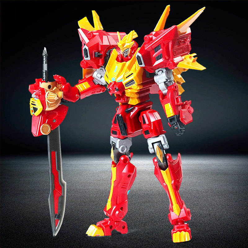 迪士尼disney钢铁飞龙3山海神兽录爆炎狮王变形玩具机器人金刚儿童