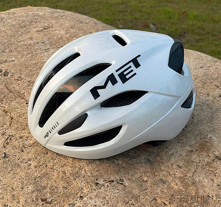 美骑旗舰破风头盔met 新款met rivale山地公路自行车骑行头盔超轻气动