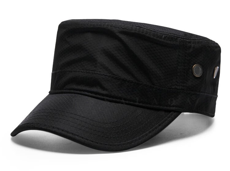 kssaloao品牌 棒球帽男2020春夏新款平顶帽男潮速干透气薄款帽子 卡其