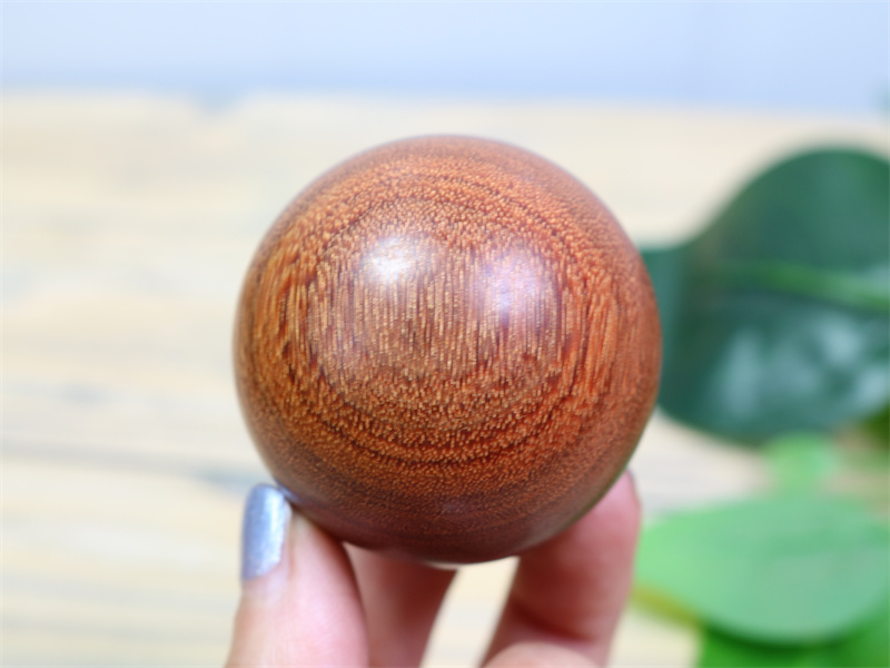 小叶紫檀文玩手球 檀木球木质文玩手球按摩健身球木雕小叶紫檀实心球