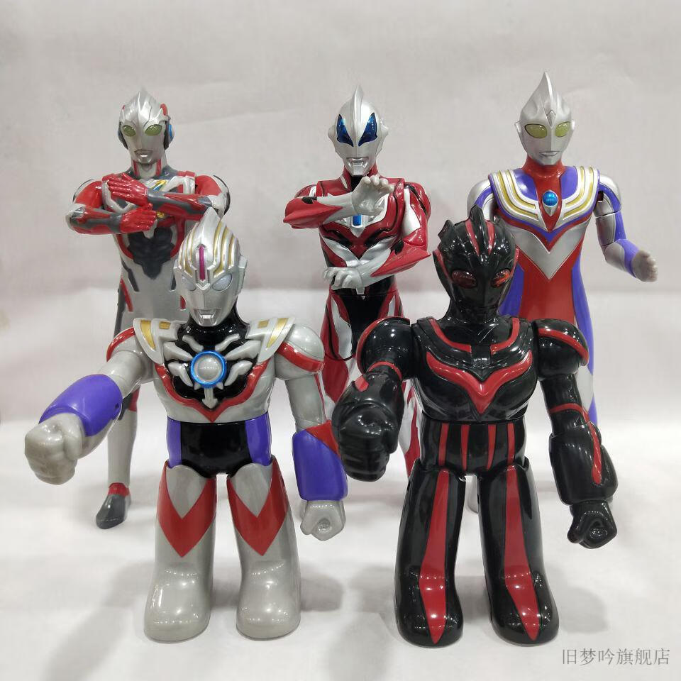 升级款 奥特曼塑胶玩具 奥特曼迪迦泽塔赛罗捷德罗布泰迦经典动作变身