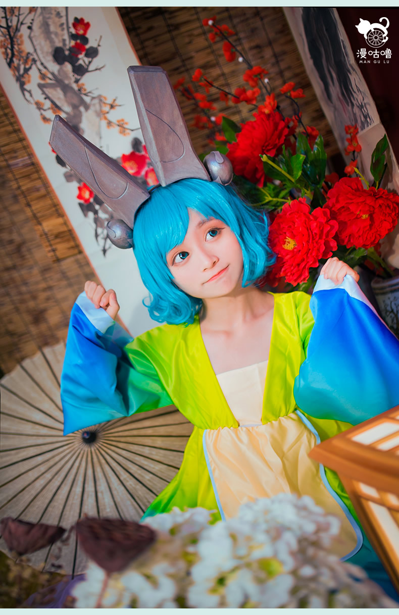 cos蔡文姬cosplay服儿童版版连衣裙头饰女款夏装万圣节蔡文姬cos服xl