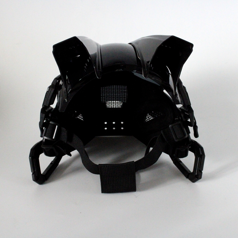 【官方旗舰】现货赛博朋克发光面具面罩科幻机械头盔头套万圣节直播