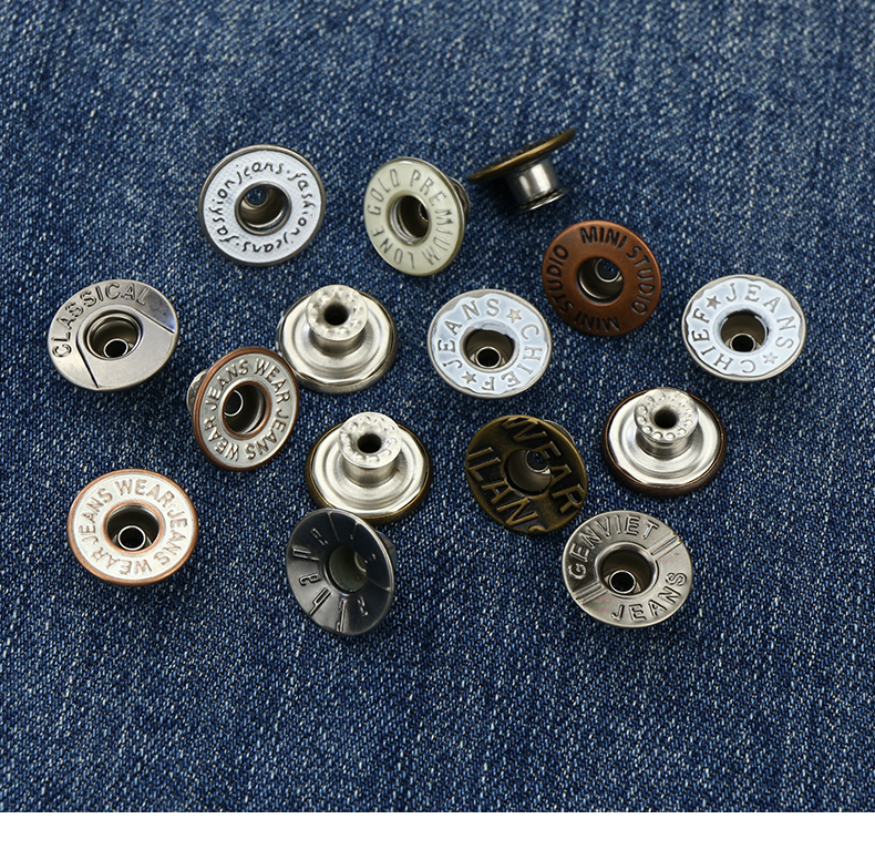 金属牛仔裤扣子裤腰扣改腰围裤腰改小调节扣背带裤扣子配件裤子扣倒边