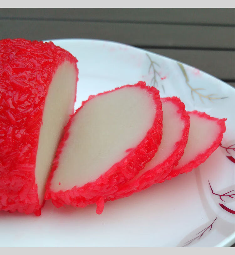 佳士禾 贵州特产红糍粑 铜仁土特产红喜粑红粑粑 农家手工糯米粑 4个