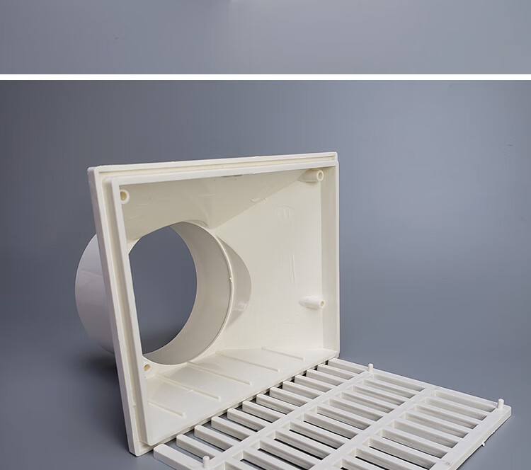 pvc侧排地漏50/75/110/160排水管侧墙水斗墙排墙角同层排水地漏 50款